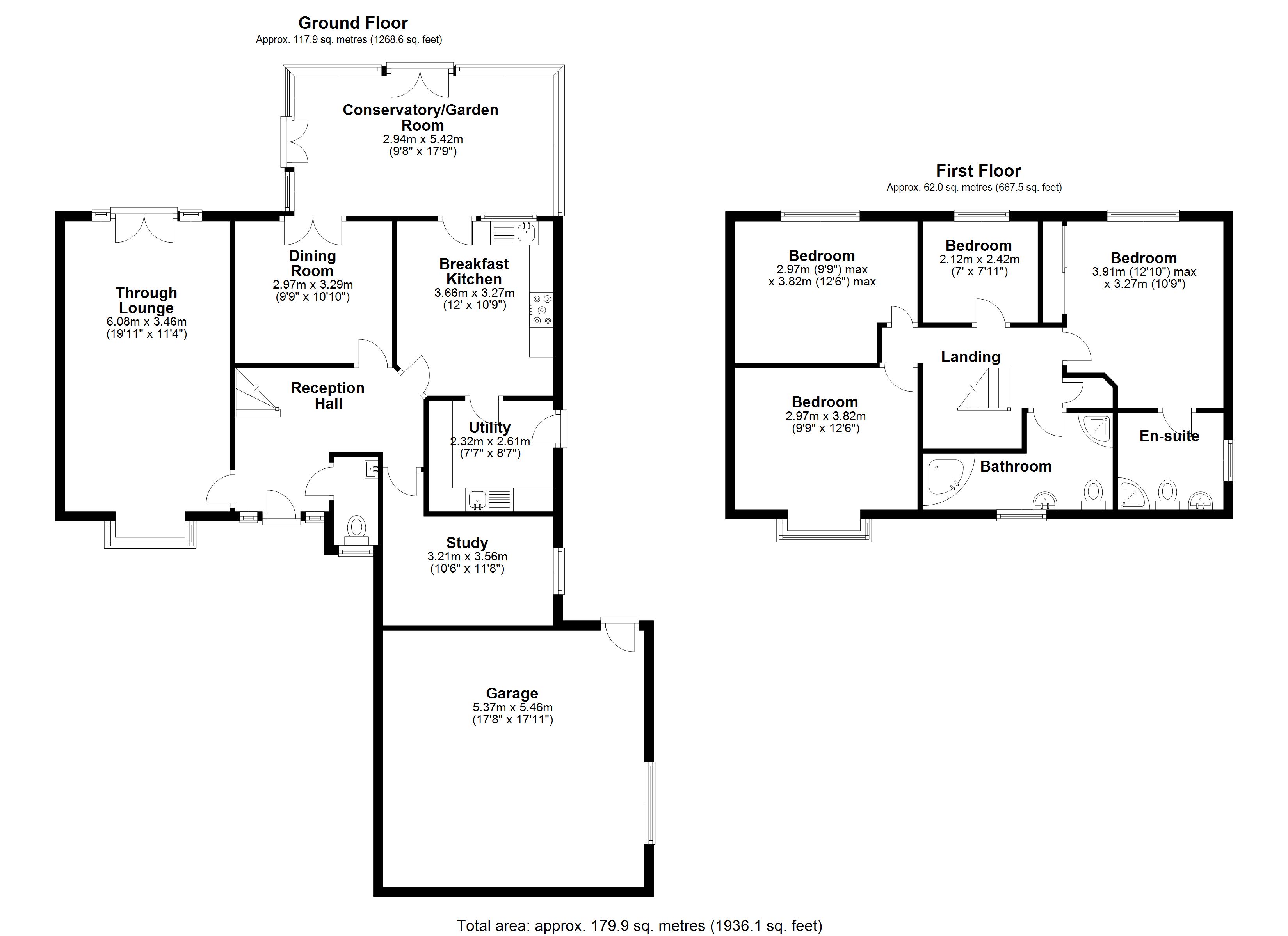 Floorplan for Buckbury Croft, Solihull