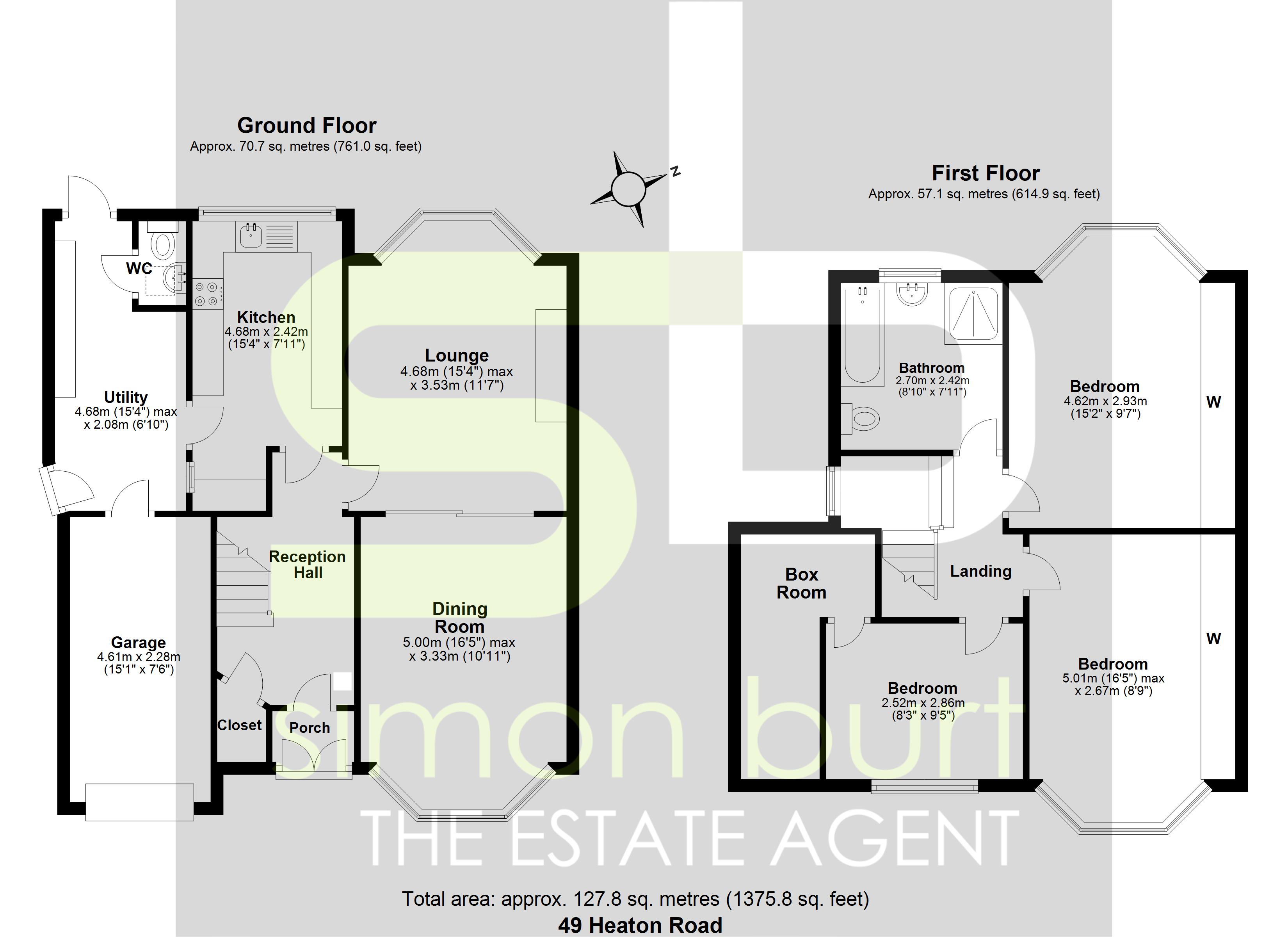 Floorplan for Heaton Road, Solihull