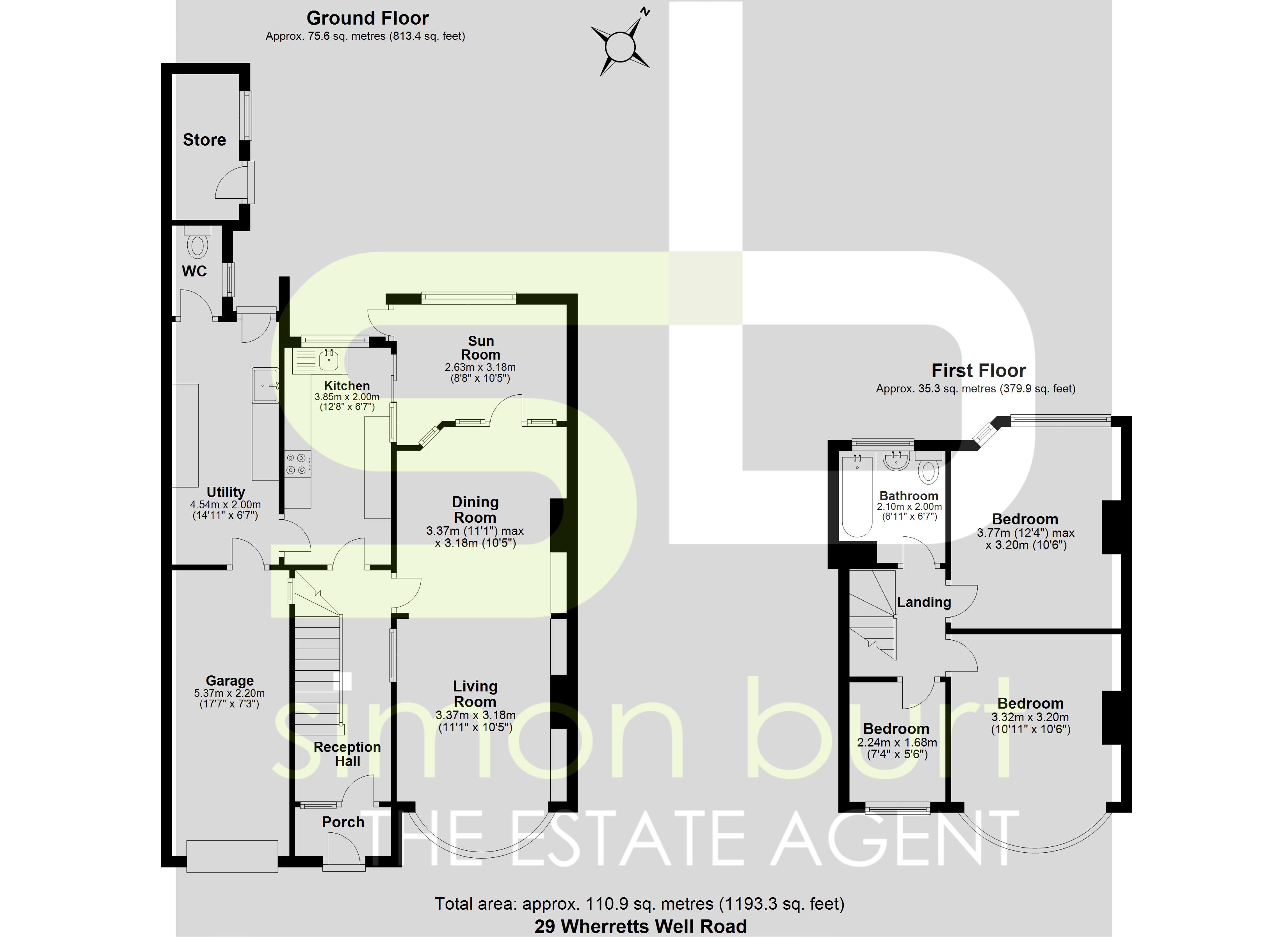 Floorplan for Wherretts Well Lane, Solihull