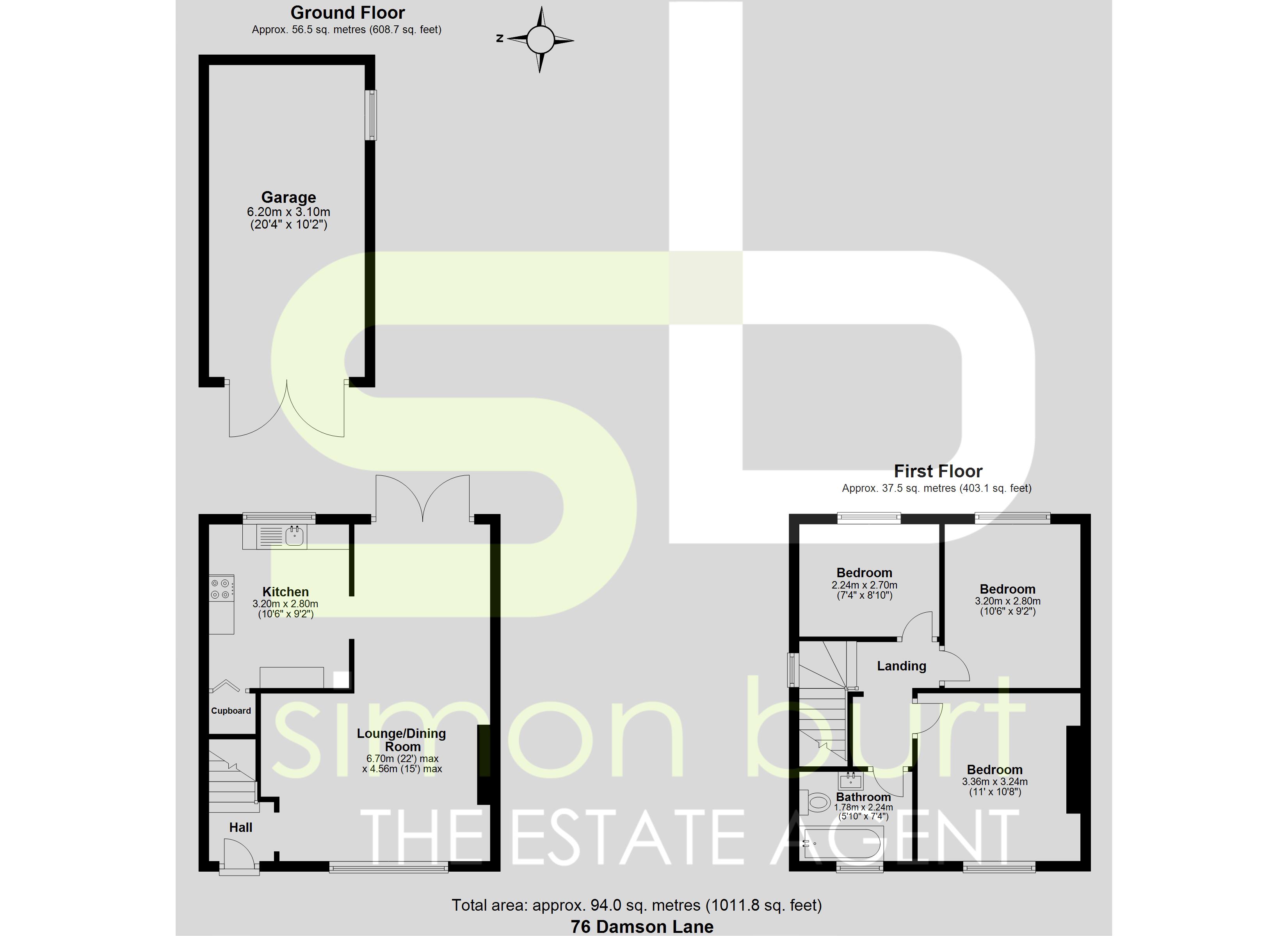 Floorplan for Damson Lane, Solihull