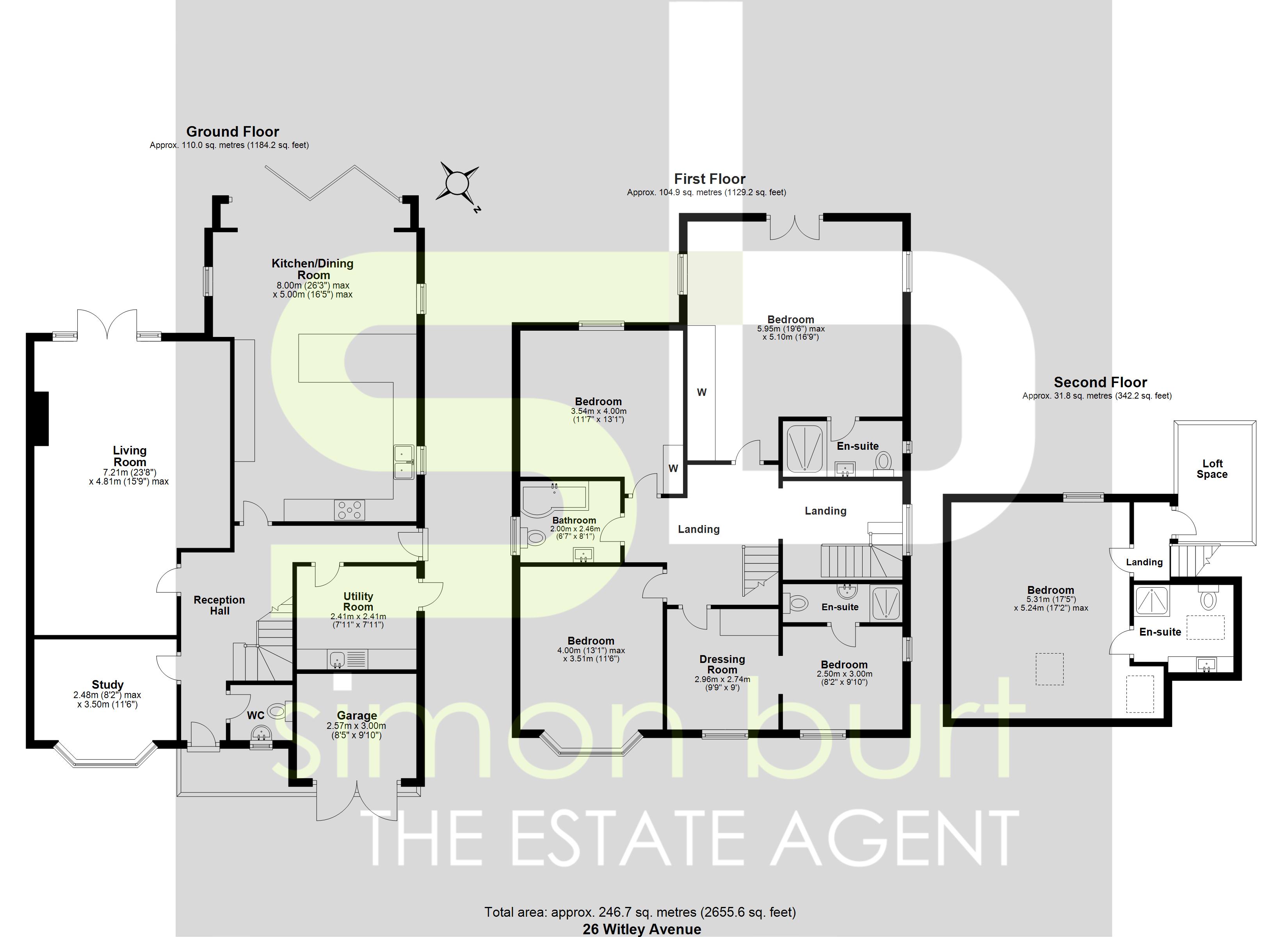 Floorplan for Witley Avenue, Solihull