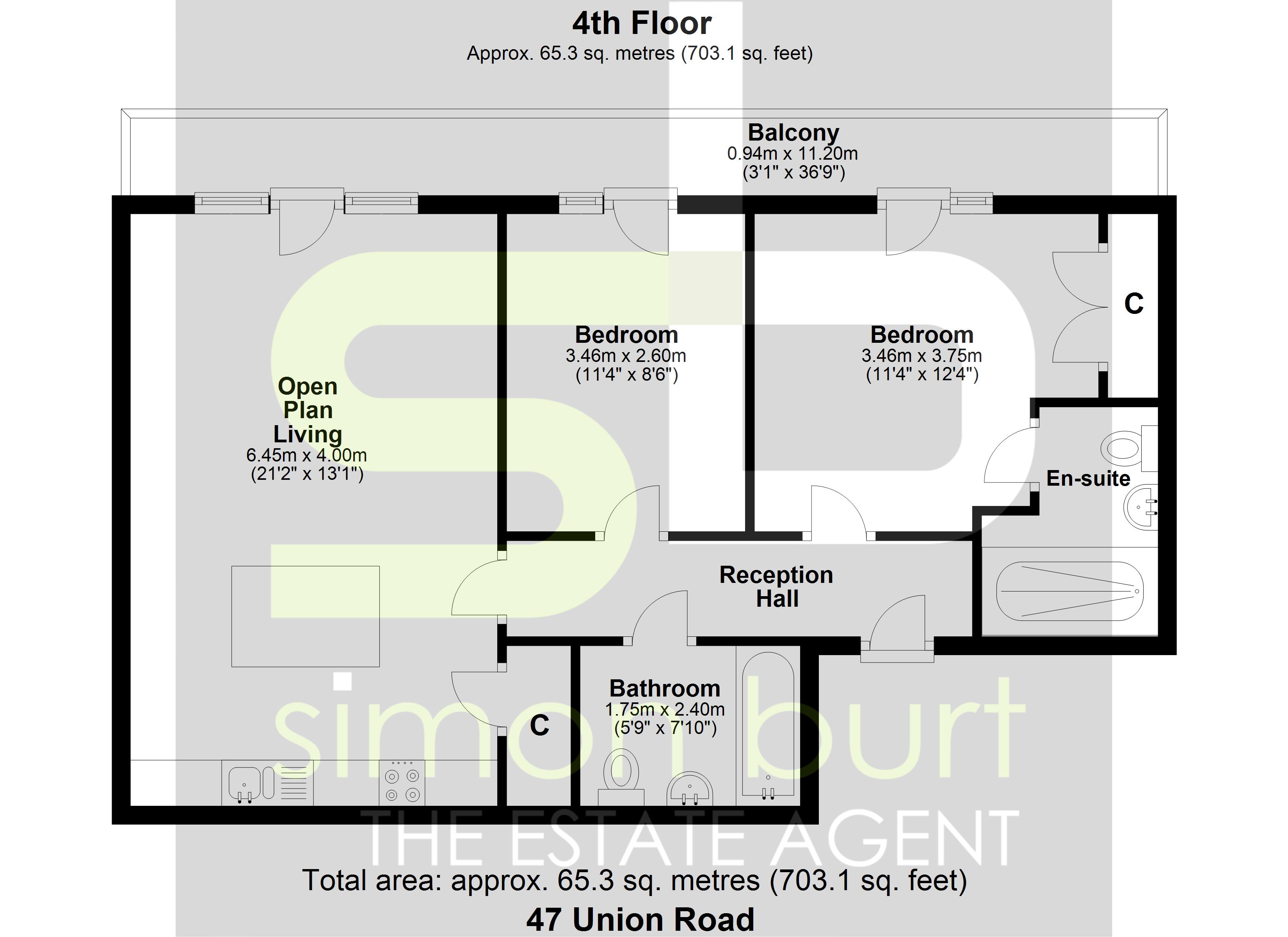 Floorplan for Union Road, Solihull