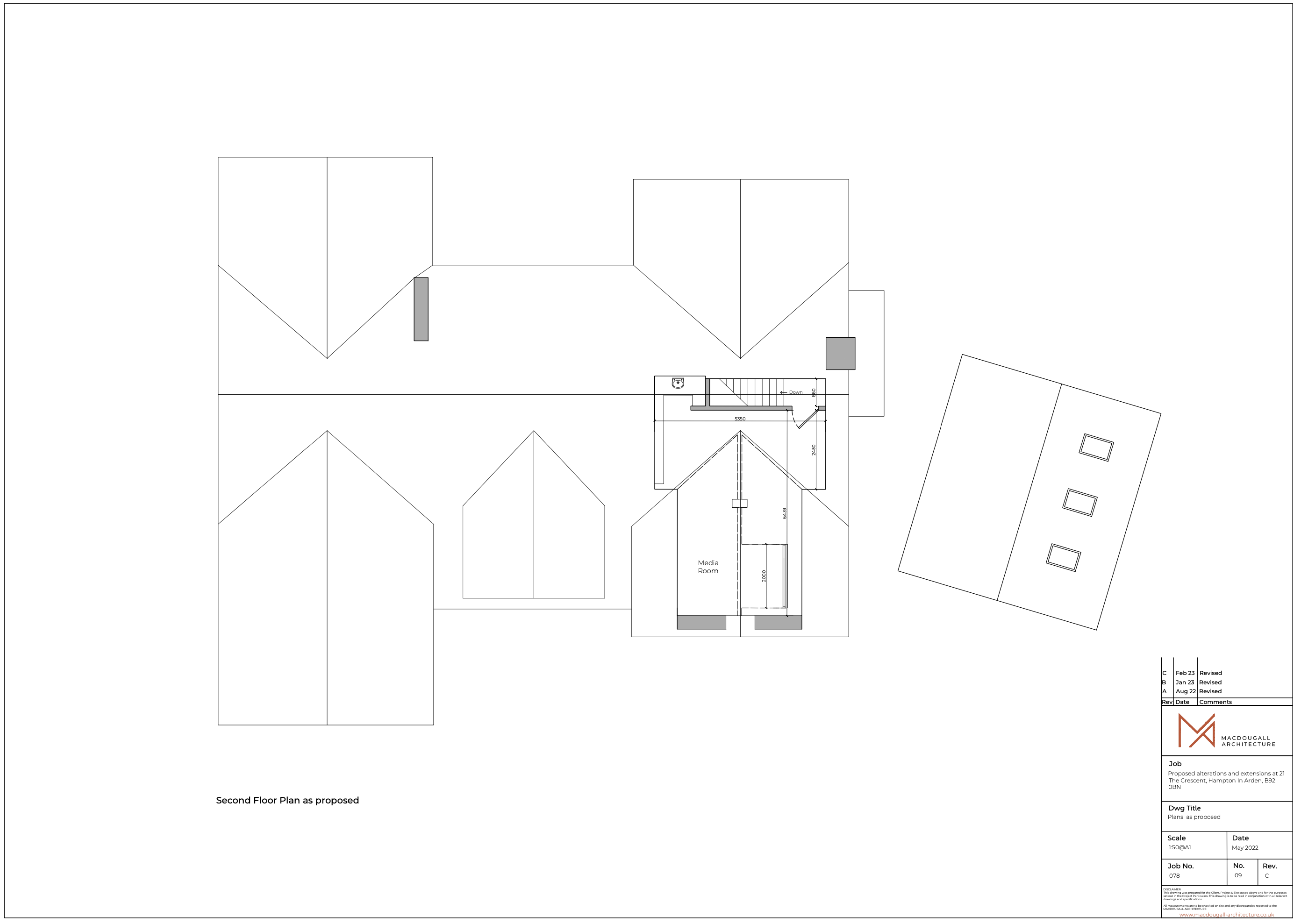 Floorplan for 21 The Crescent, Solihull