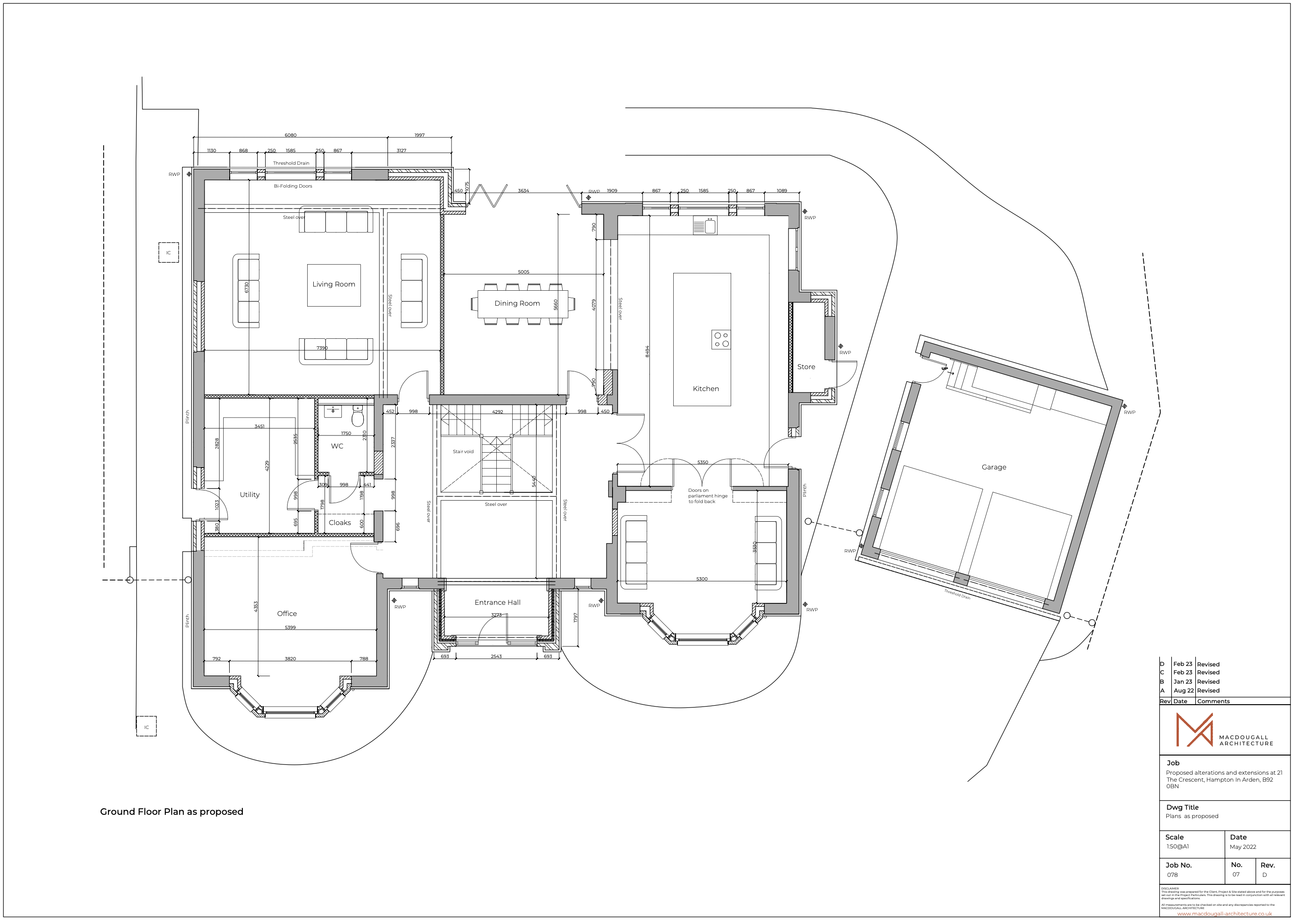 Floorplan for 21 The Crescent, Solihull