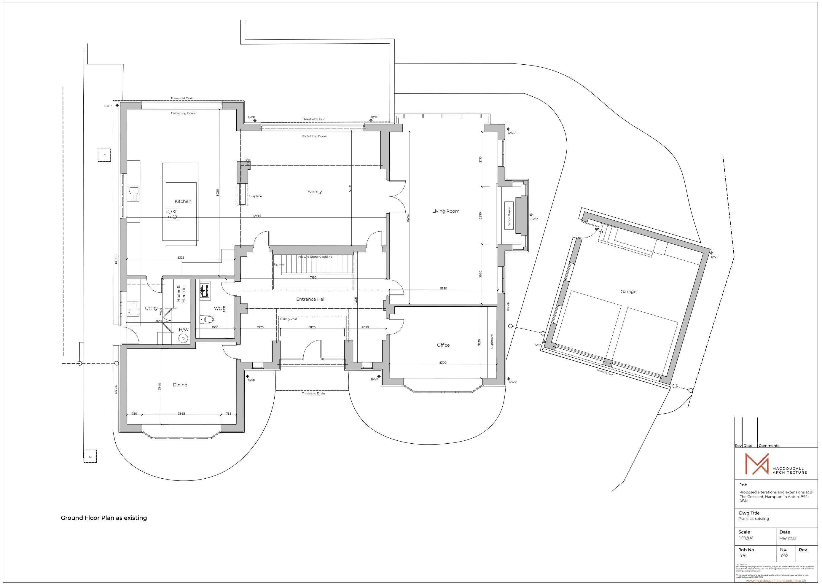 Floorplan for 21 The Crescent, Solihull