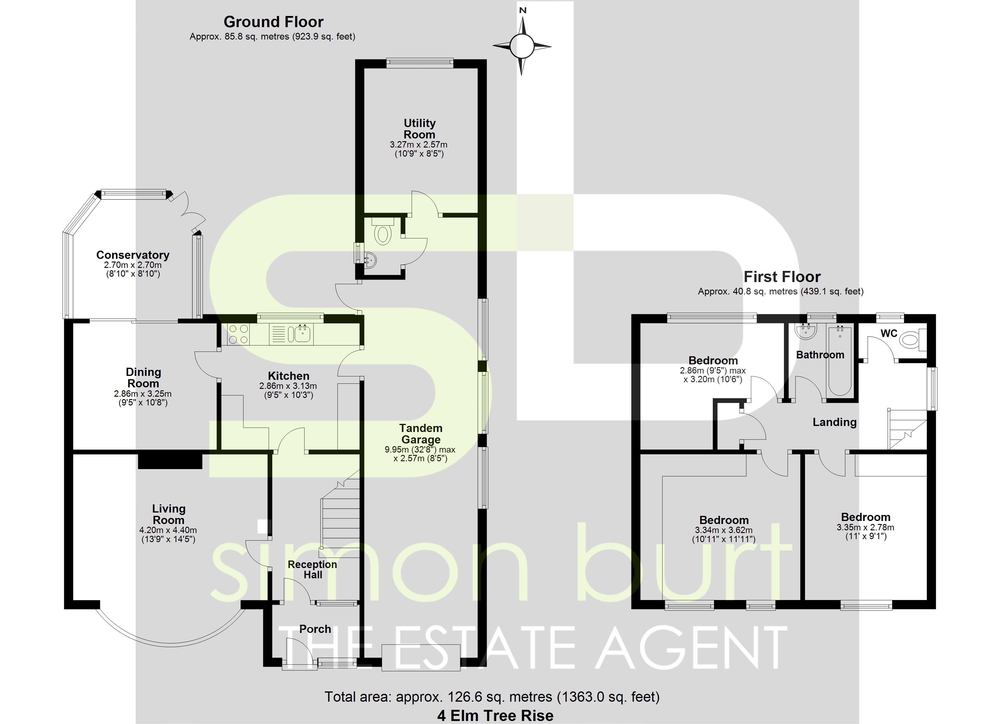 Floorplan for Elm Tree Rise, Solihull