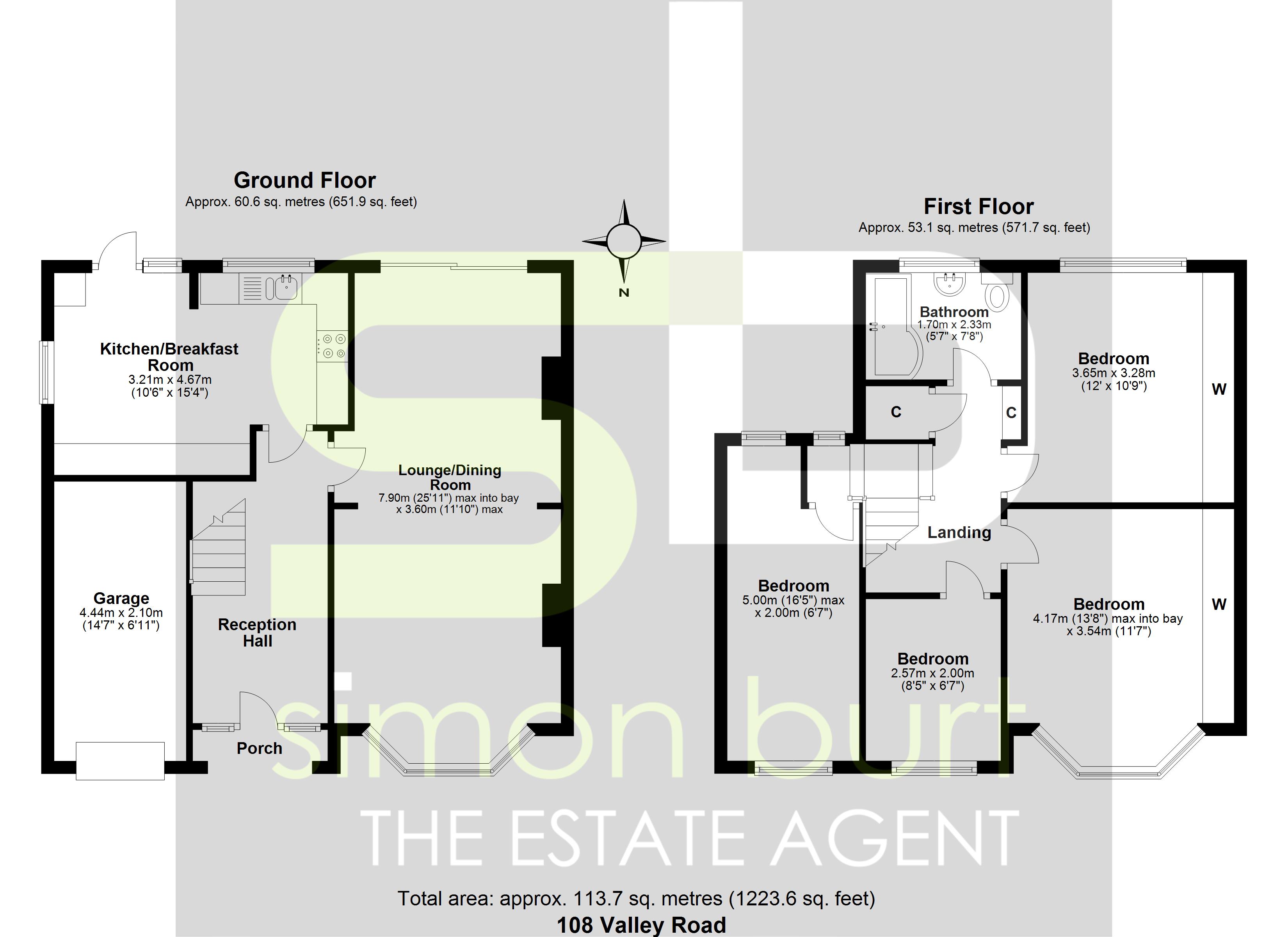 Floorplan for Valley Road, Solihull