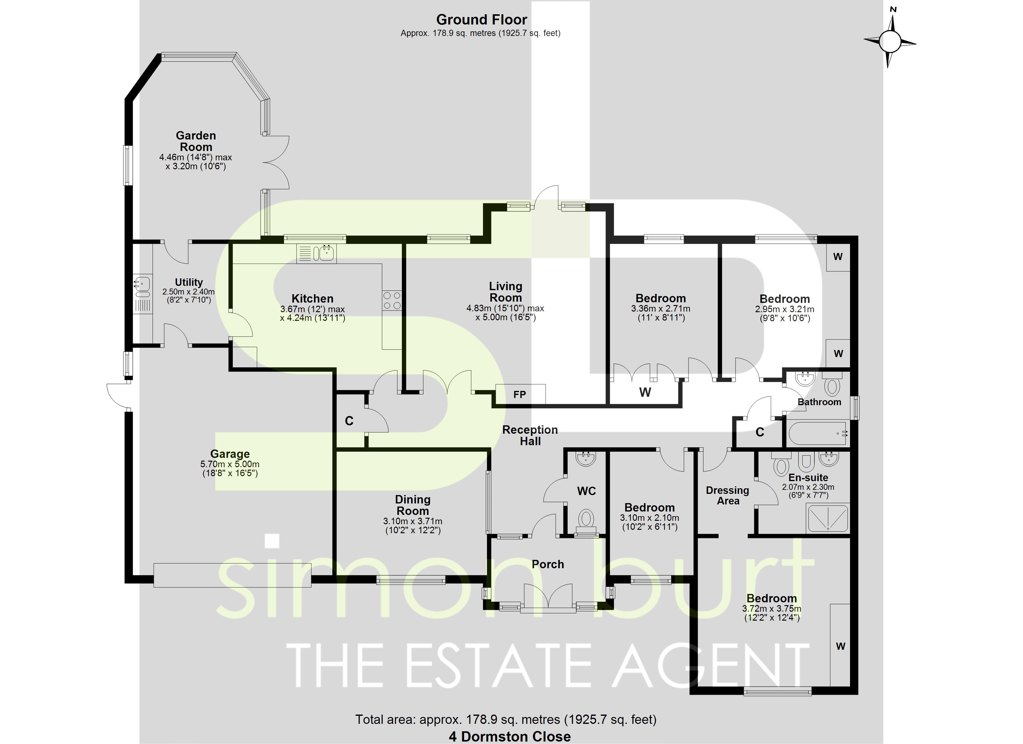 Floorplan for Dormston Close, Solihull