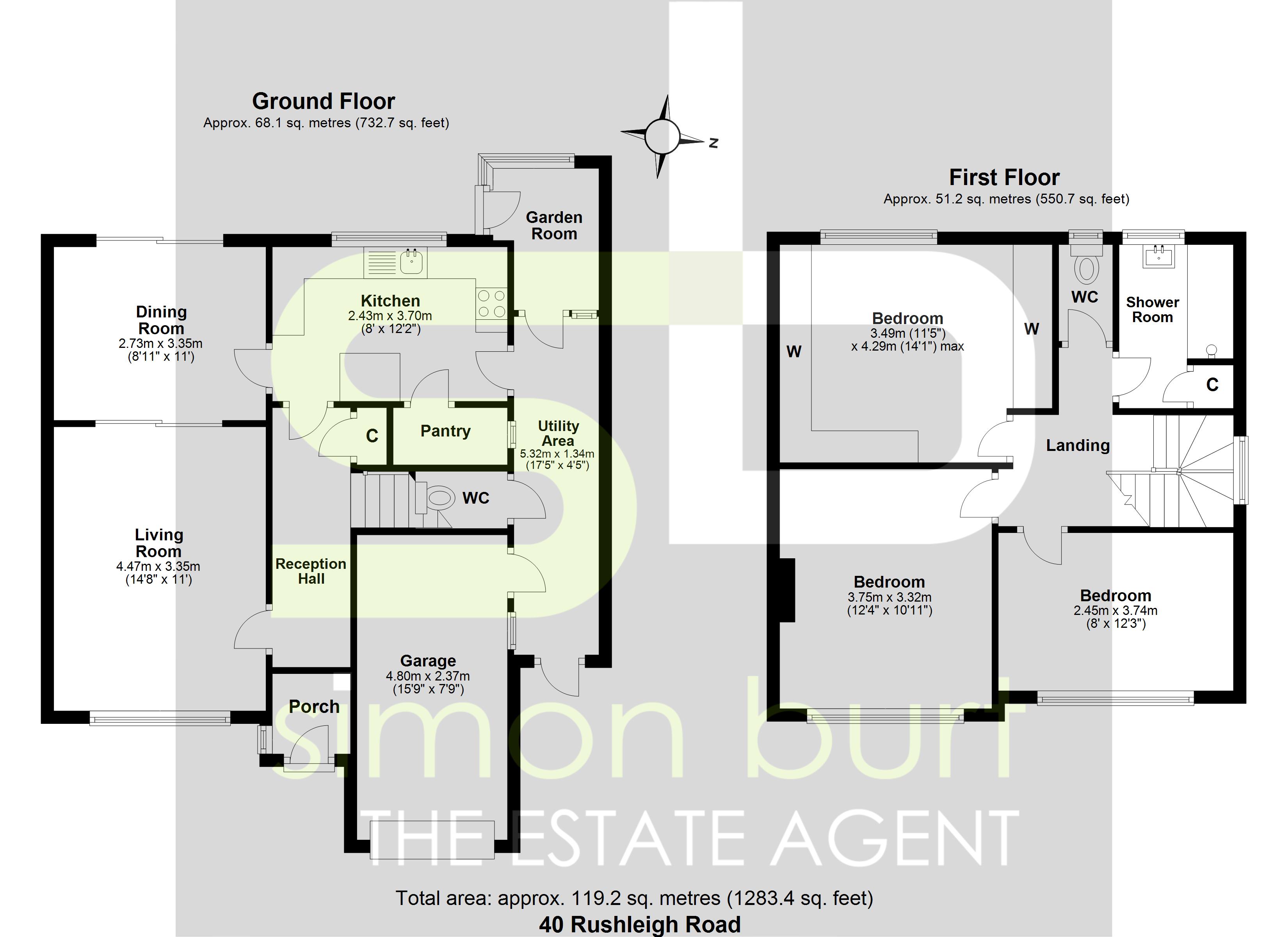 Floorplan for Rushleigh Road, Solihull