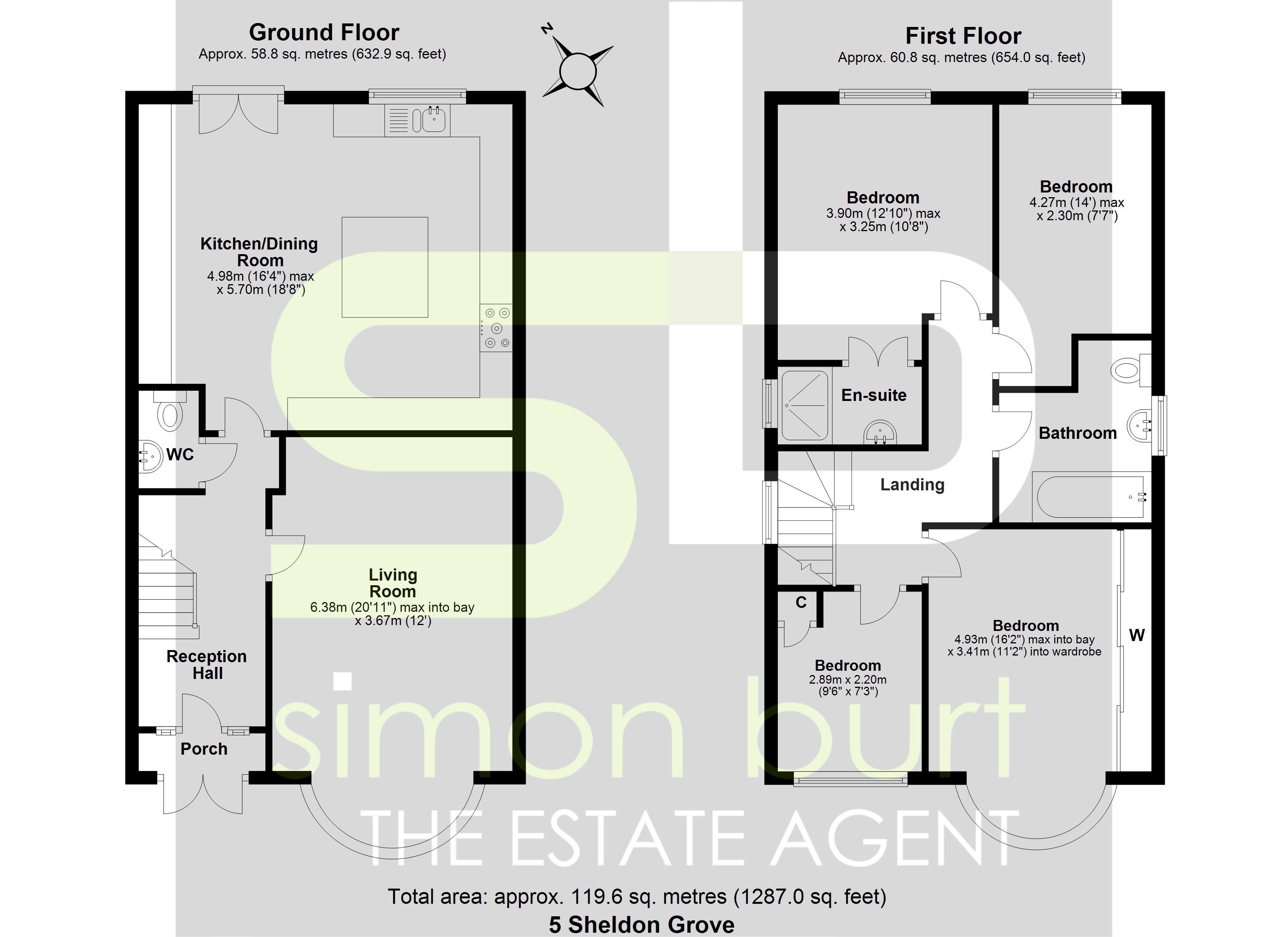 Floorplan for Sheldon Grove, Birmingham