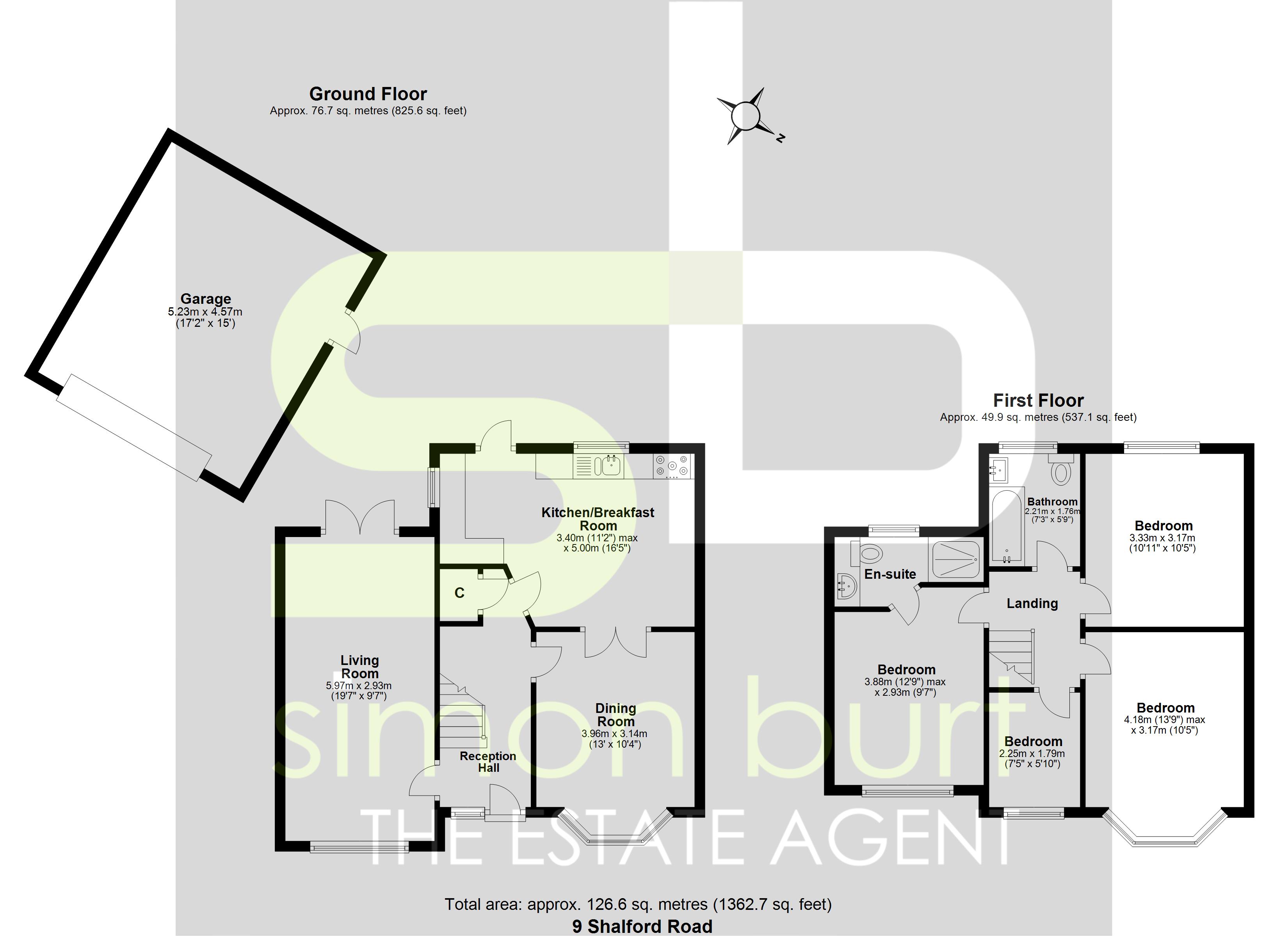 Floorplan for Shalford Road, Solihull