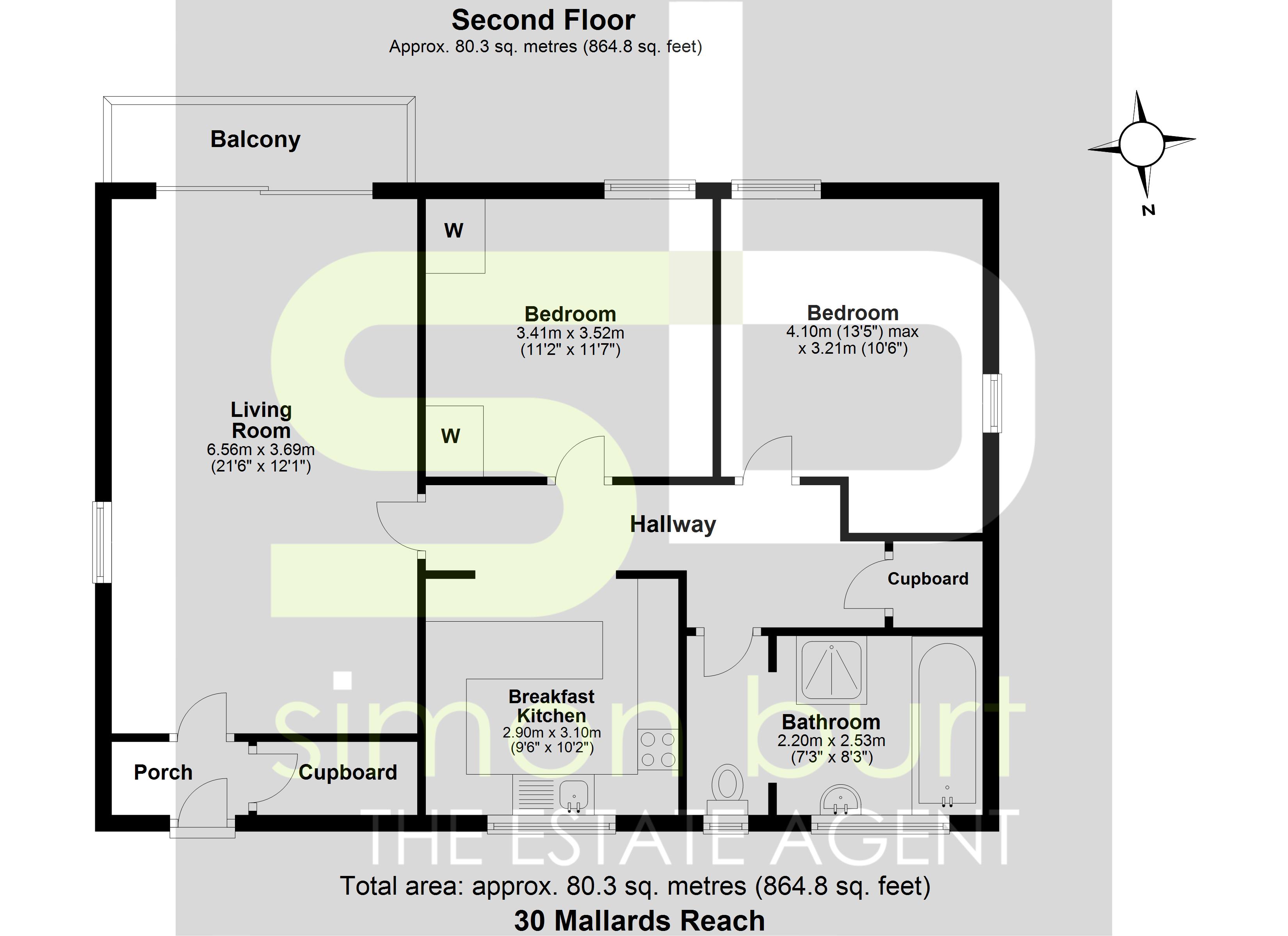 Floorplan for Mallards Reach, Solihull