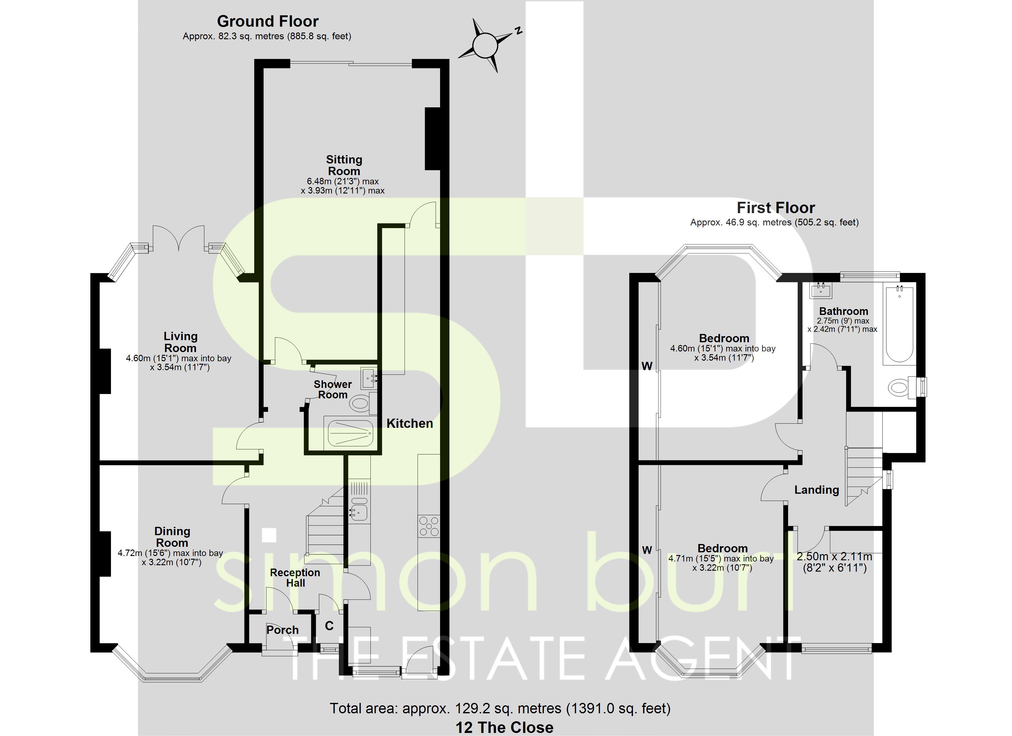 Floorplan for The Close, Solihull