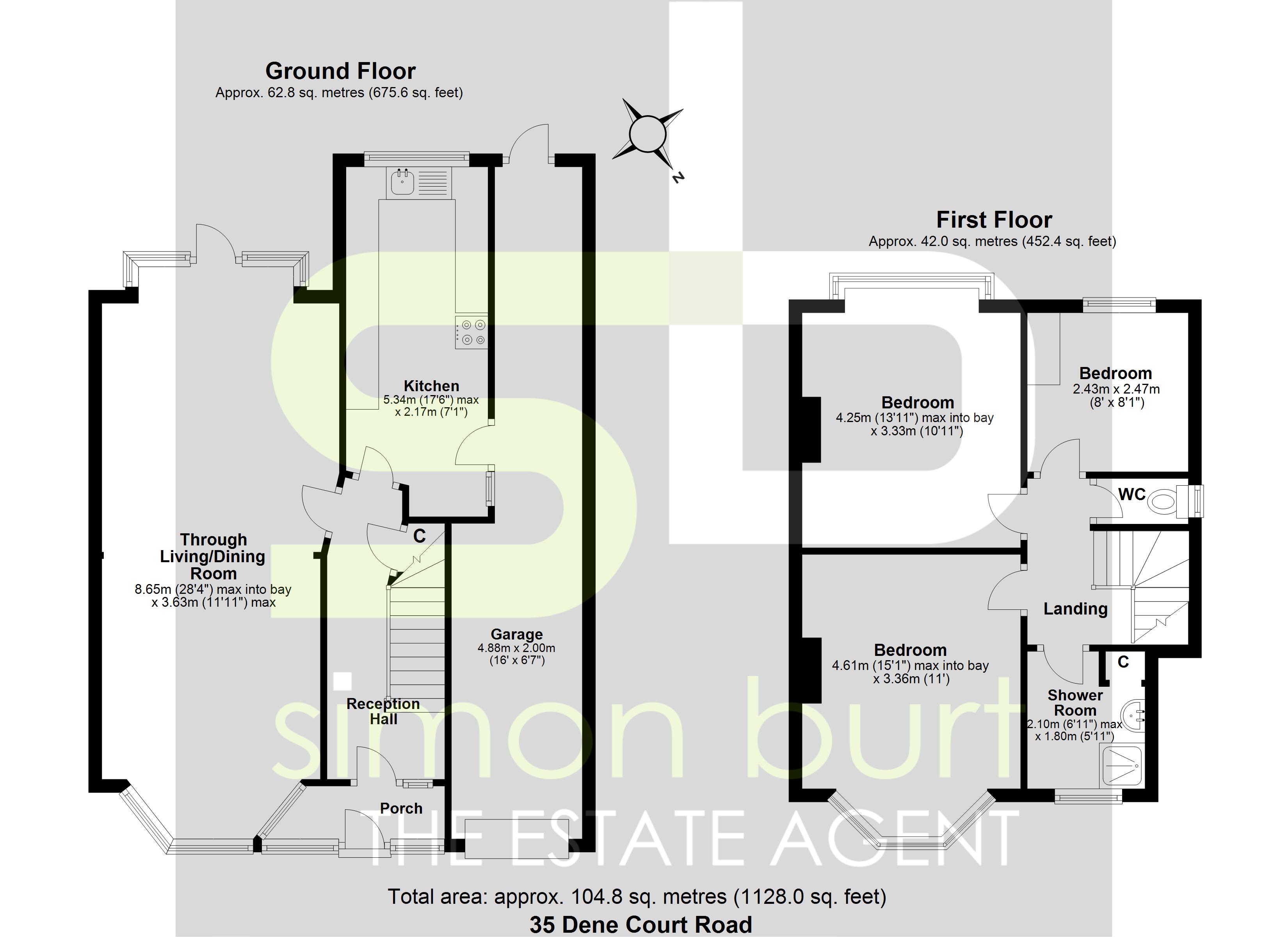 Floorplan for Dene Court Road, Solihull