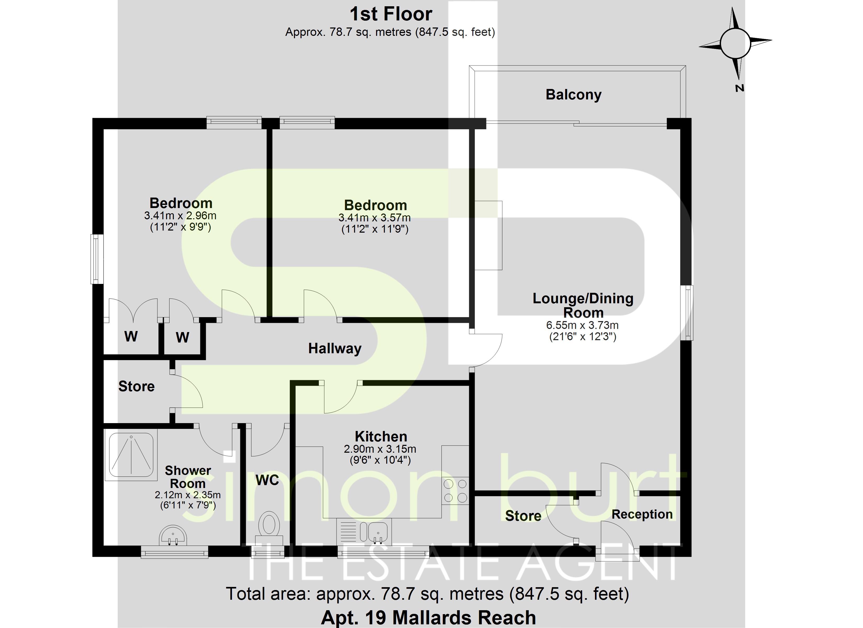 Floorplan for Mallards Reach, Solihull