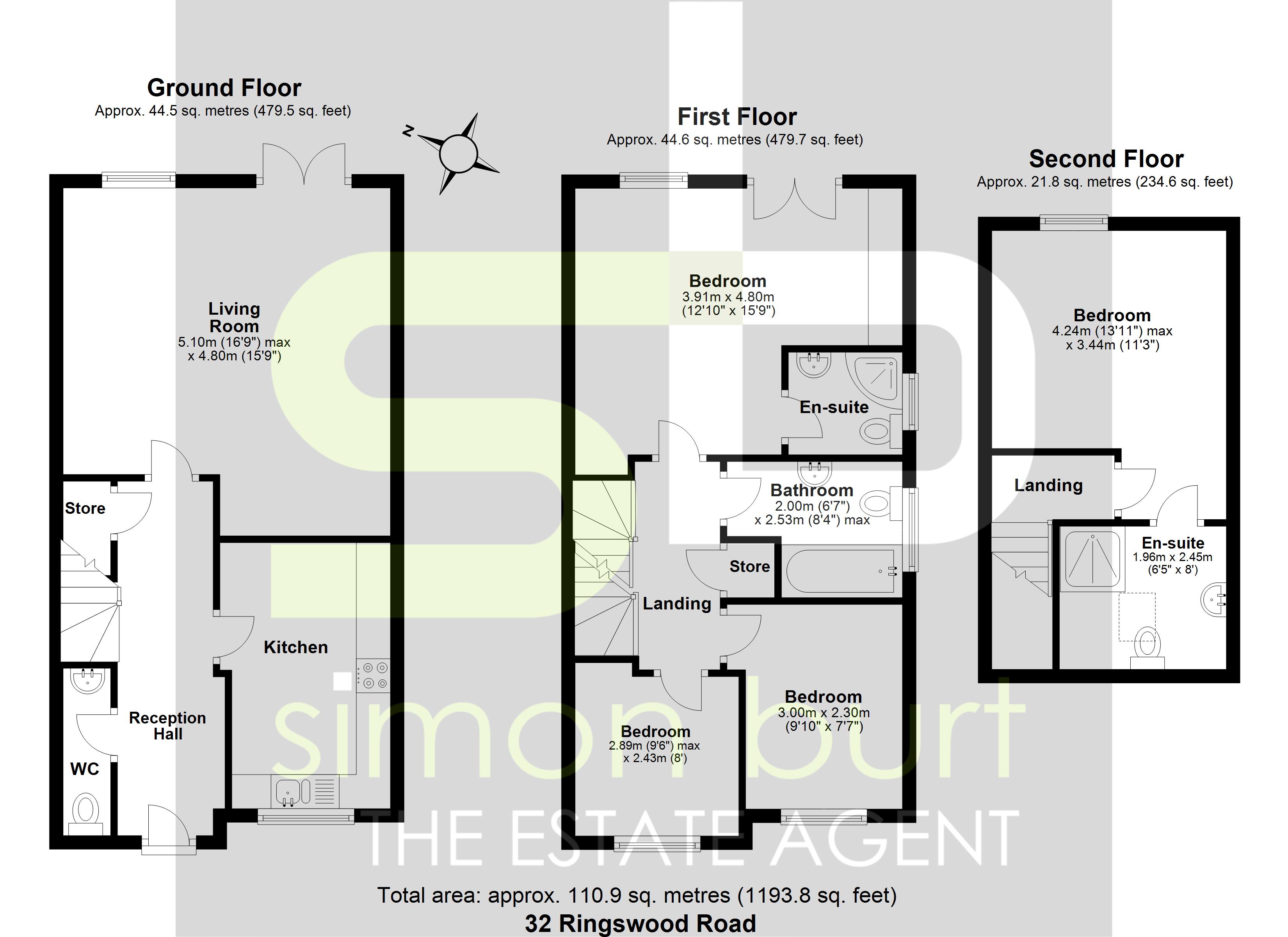 Floorplan for Ringswood Road, Solihull