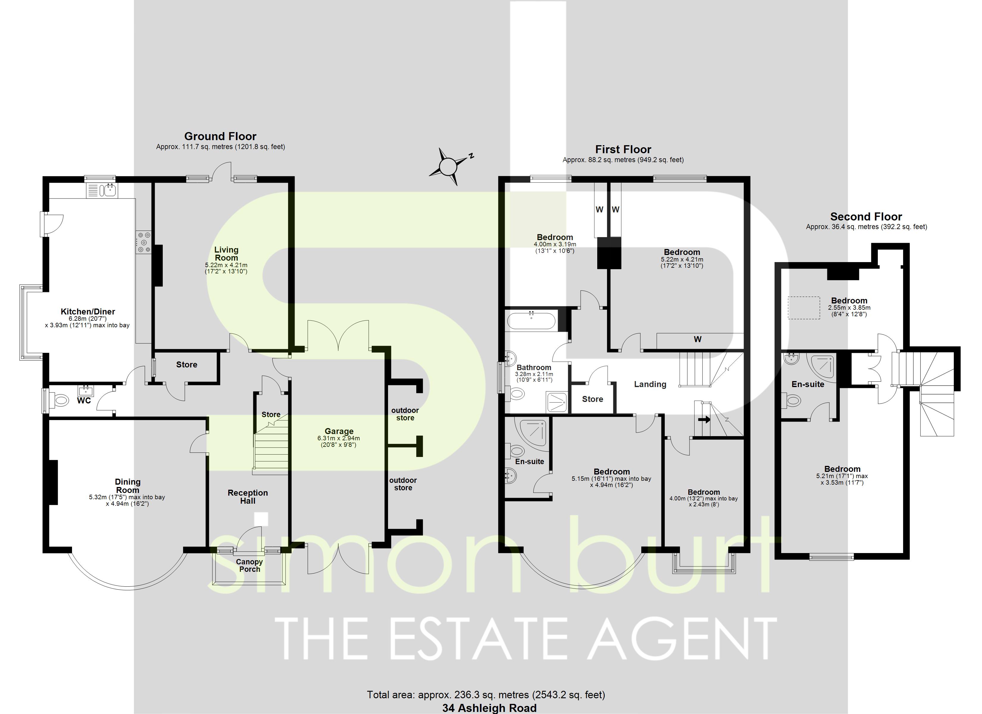 Floorplan for Ashleigh Road, Solihull