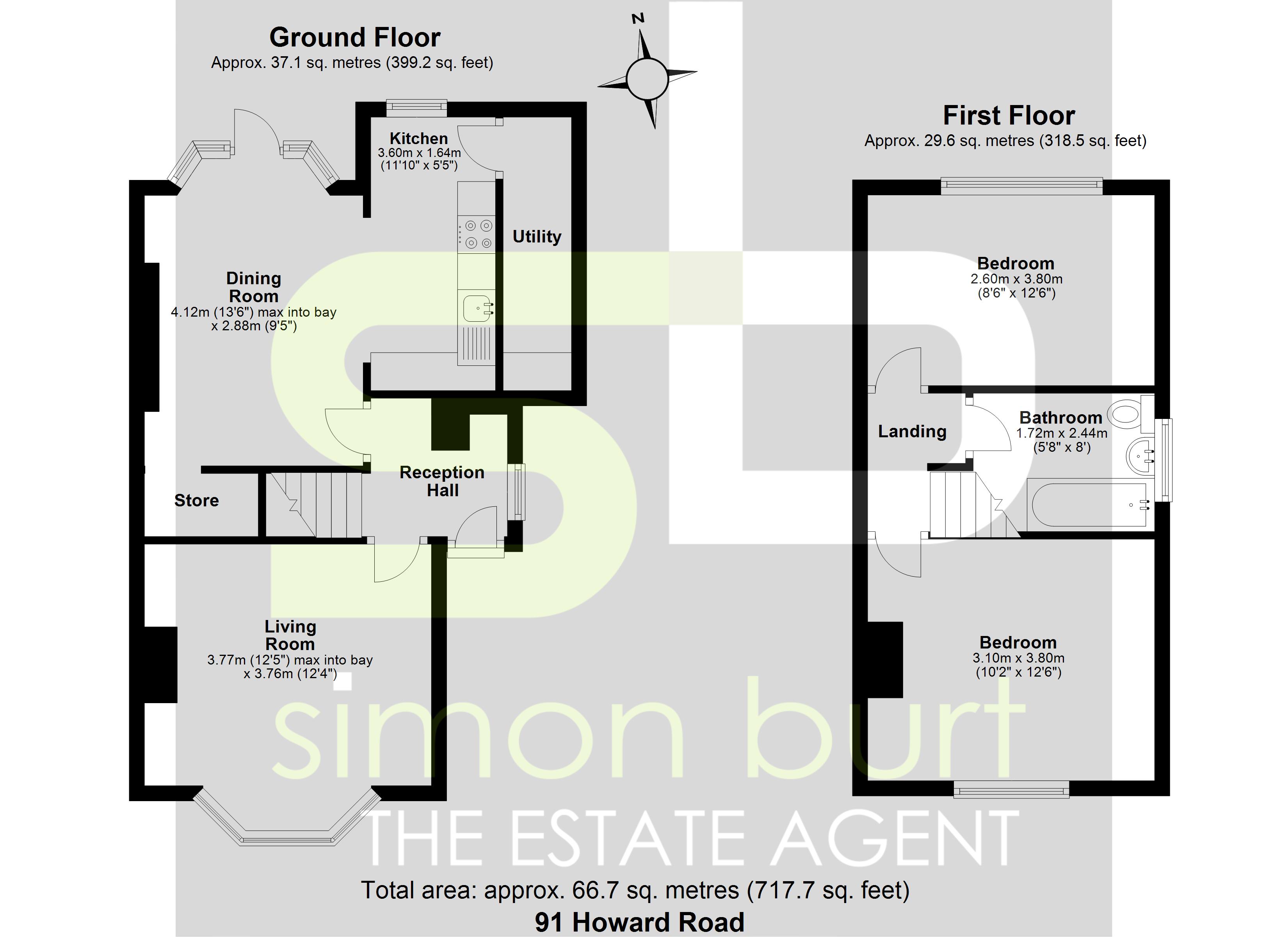 Floorplan for Howard Road, Solihull