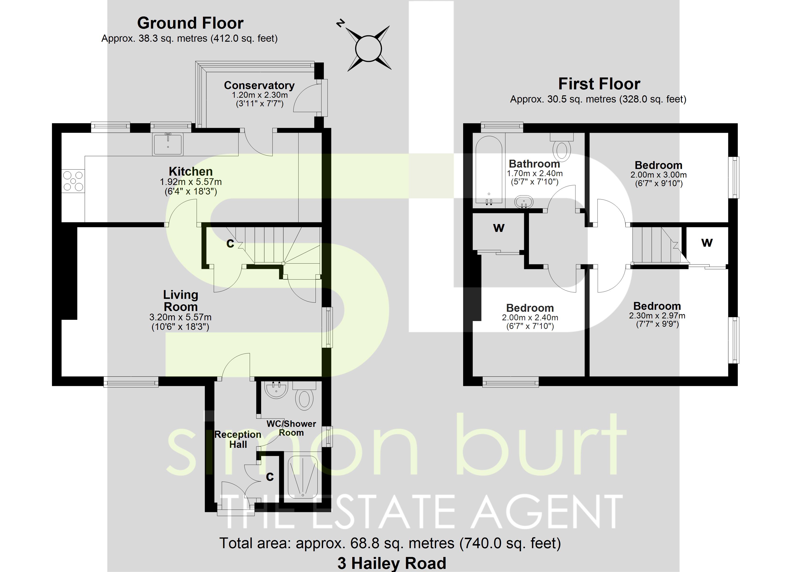 Floorplan for Hailey Road, Chipping Norton