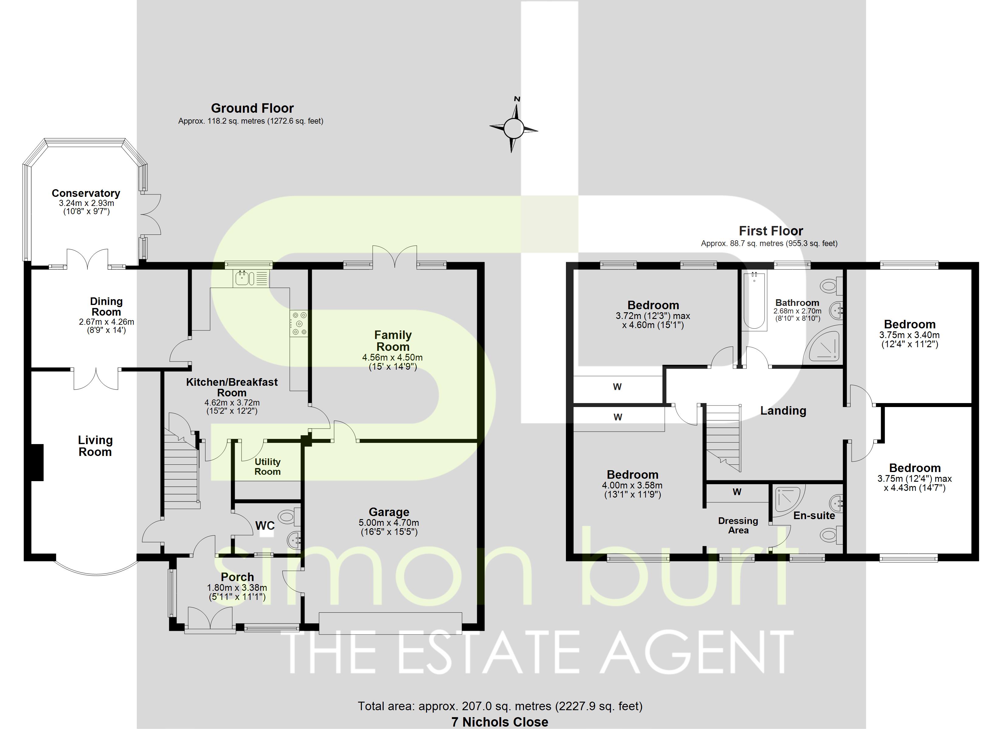 Floorplan for Nichols Close, Solihull