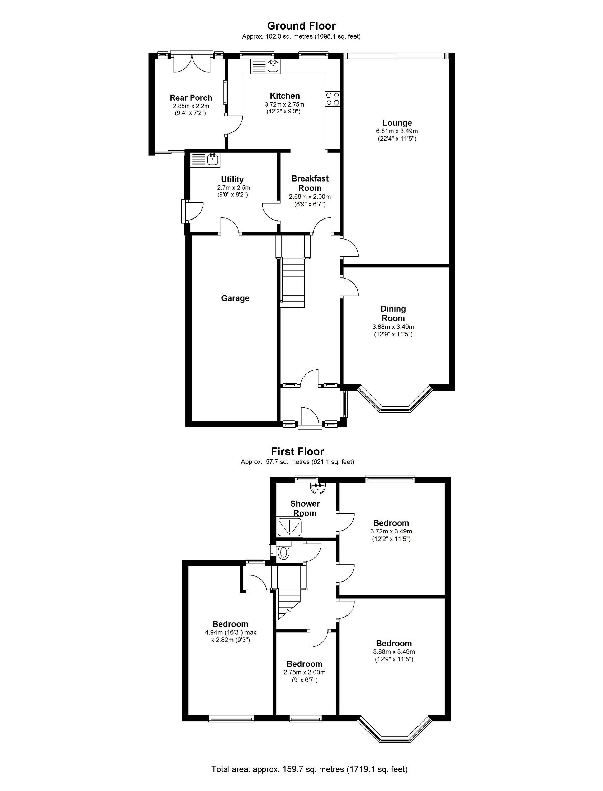 Floorplan for Bryanston Road, Solihull