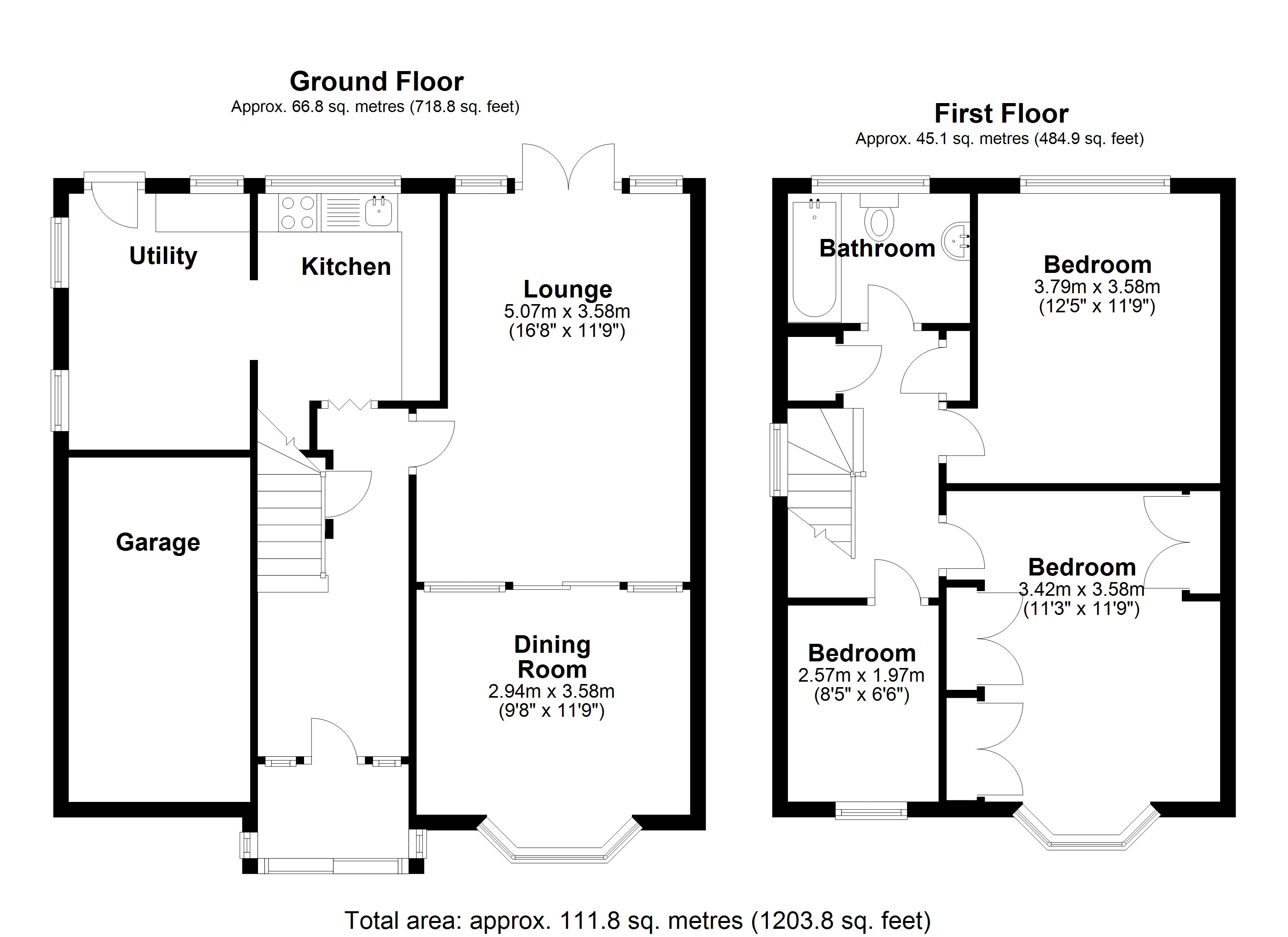 Floorplan for Leafield Road, Solihull