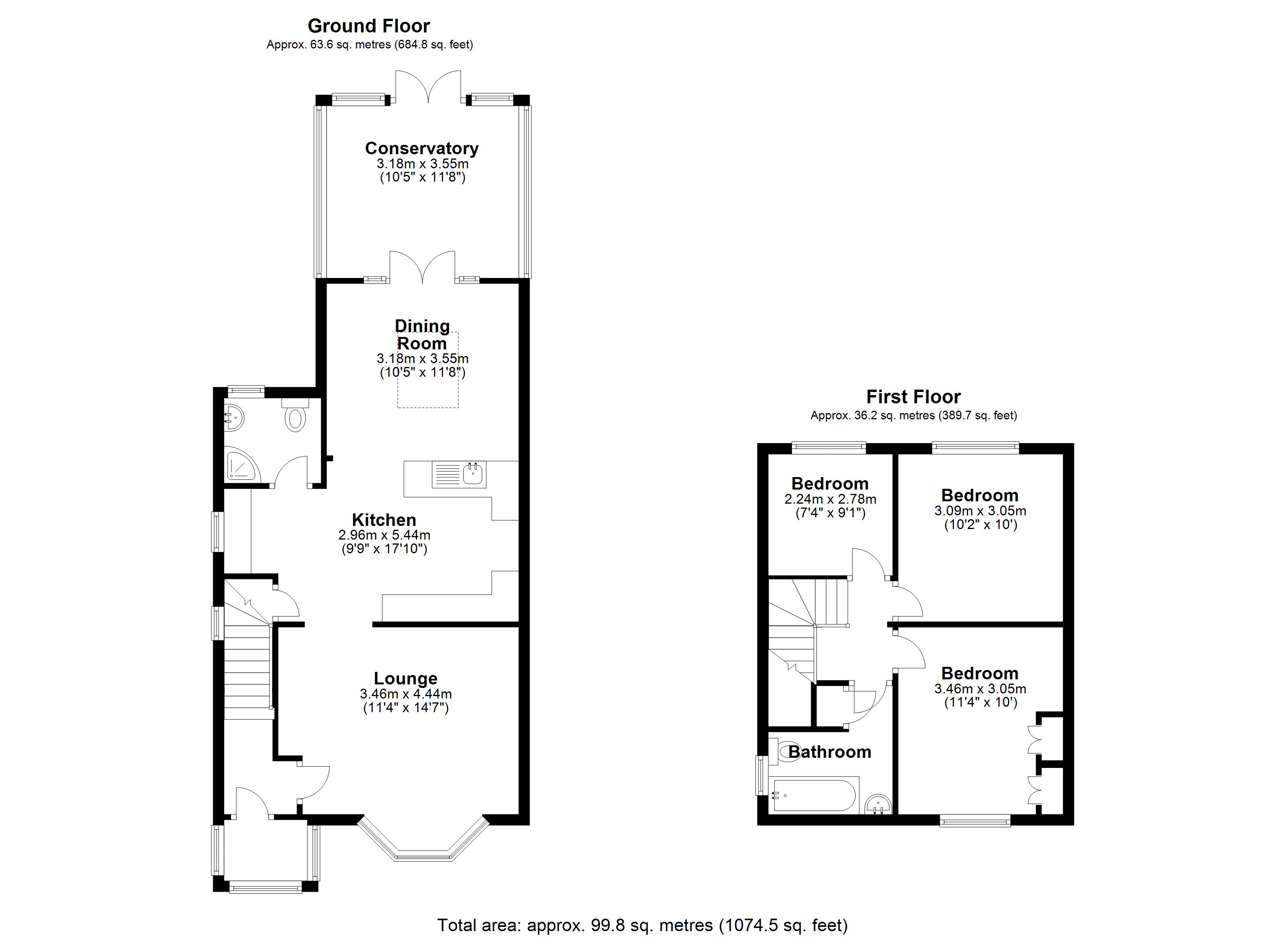 Floorplan for Alston Road, Solihull